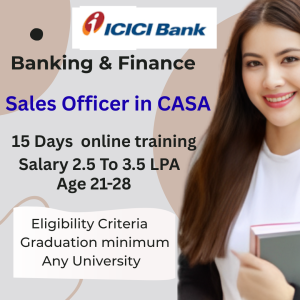 ICICI Bank Sales Officer Program