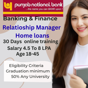 PNB Home Loan Relationship Manager program