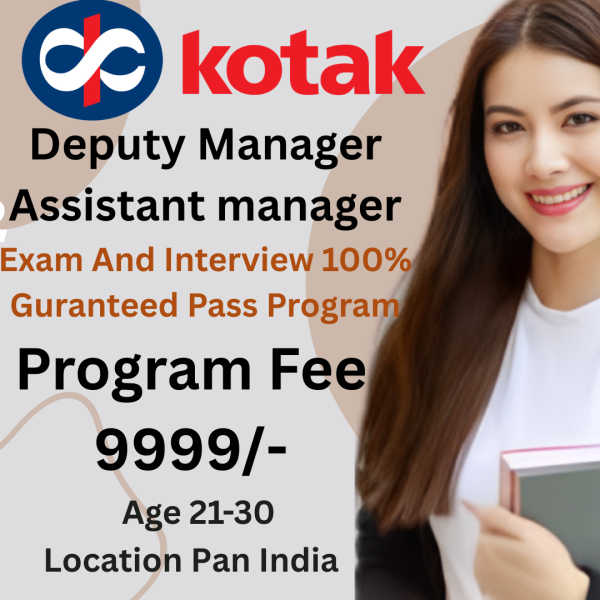 Kotak Bank Exam Interview Pass program