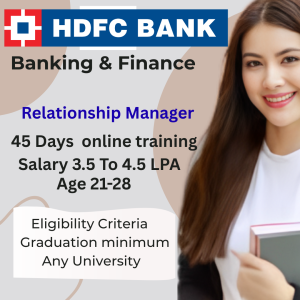 HDFC Bank Relationship Manager Program